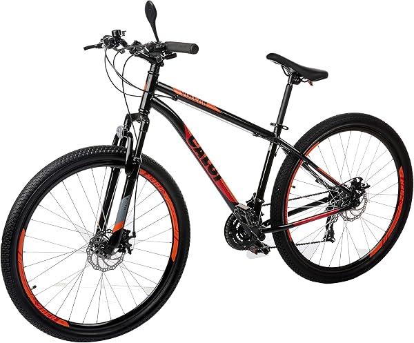 Bicicleta Caloi Vulcan Aro 29 com 21 Velocidades, Preto